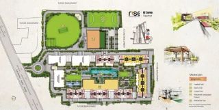 Master plan of Lodha Hanging Gardens